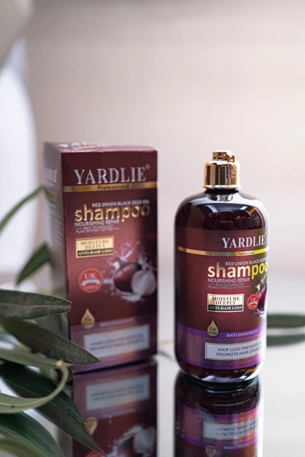 Yardlie  Red Onion Black Seed With Flower Aroma Shampoo . - Image 3