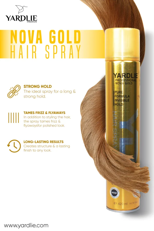 Yardlie Nova Gold Hair Shining Spray