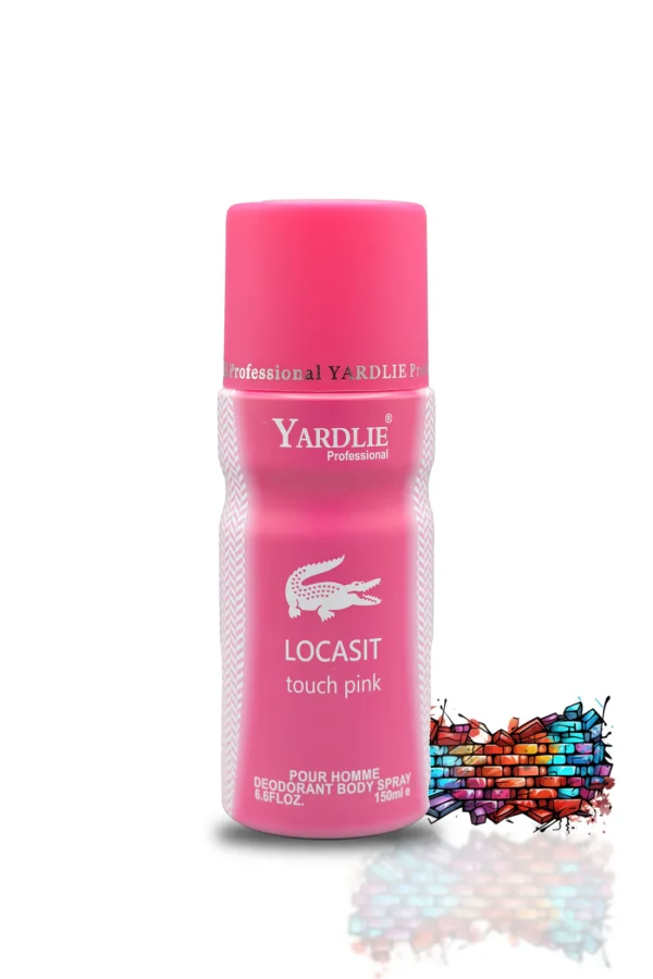 Yardlie Professional LOCASIT TOUCH PINK Body Spray .
