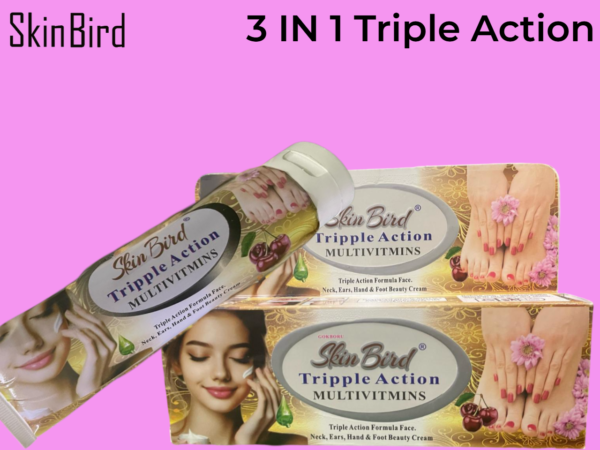 SkinBird 3-in-1 Triple Action Multivitamin Beauty Cream - Image 2