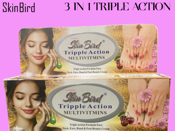 SkinBird 3-in-1 Triple Action Multivitamin Beauty Cream